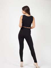 Ribbed Crop Top & Trouser Co-ord