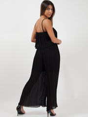 Pleated Frill Cami Jumpsuit