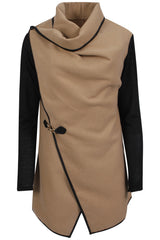 Oversized Waterfall Draped Cardigan Coat