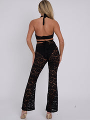 Lace Cut Out Jumpsuit