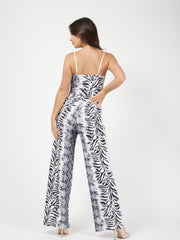 Snake Print Crop Top & Trouser coöperatie