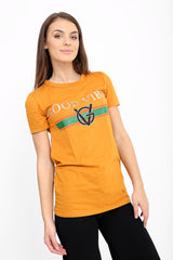 Good Vibes Slogan Printed T Shirt