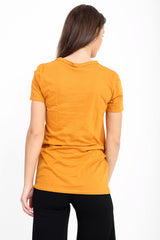 Good Vibes Slogan Printed T Shirt