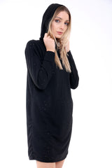 Condemo de cuello de gargantilla de gran tamaño angustiado