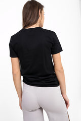 Good Vibes Slogan Printed T Shirt