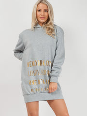 Rosie New York City Hooded Jumper Dress