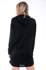 Condemo de cuello de gargantilla de gran tamaño angustiado