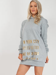 Rosie New York City Hooded Jumper Dress