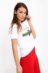 Good Vibes Slogan Printed T Shirt