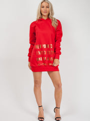 Rosie New York City Hooded Jumper Dress