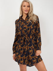 Kettendruckhemdkleid