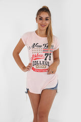 New York 76 Printed Oversized T-Shirt