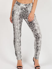 Snake Print Trousers