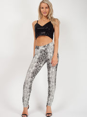 Snake Print Trousers