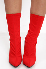 Spitze Zehen Stiletto Heeled -Stiefel