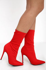 Spitze Zehen Stiletto Heeled -Stiefel