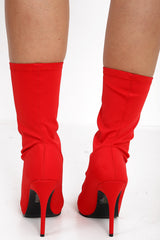 Spitze Zehen Stiletto Heeled -Stiefel