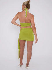 Trimdetail HALTER TOP & SASH ROUK CODE-ORT