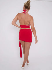 Trimdetail HALTER TOP & SASH ROUK CODE-ORT