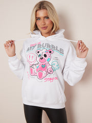 My Bubble Graphic Print Hoodie