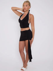 Trimdetail HALTER TOP & SASH ROUK CODE-ORT