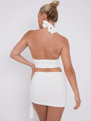 Trimdetail HALTER TOP & SASH ROUK CODE-ORT