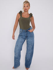 Spinky Ruched Hearsuit