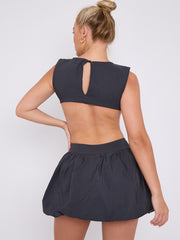 Detail Ballonkleid ausschneiden