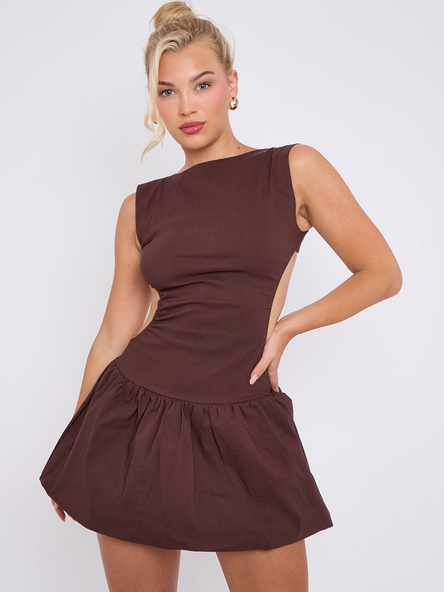 Wholesale Cut Out Detail Balloon Dress – Stylewise Direct
