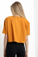 Cropped Guilty Slogan T Shirt