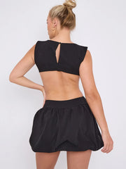 Detail Ballonkleid ausschneiden