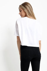 Cropped Guilty Slogan T Shirt