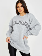 Jumper de sudadera bordada de Columbia
