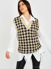 Jersey con cuello en V dog-cuello