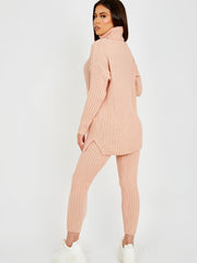 New Roll Neck Knitted Top & Trouser Co-ord