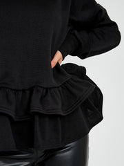 Sudadera con capucha de vellón para el hem