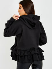 Sudadera con capucha de vellón para el hem