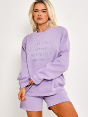 Geborduurd Hawaii Island Sweatshirt & Shorts Fleece Coöperatie