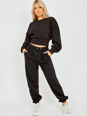 Oversized Seam Detail Fleece Co-ord