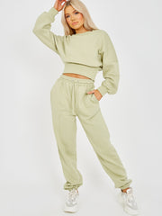 Oversized Seam Detail Fleece Co-ord