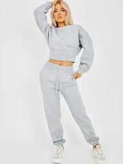 Oversized Seam Detail Fleece Co-ord