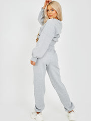 Oversized Seam Detail Fleece Co-ord