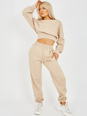 Oversized Seam Detail Fleece Co-ord