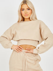 Oversized Seam Detail Fleece Co-ord