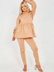 Peplum Filled Fleece coorden