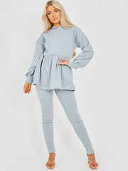 Peplum Filled Fleece coorden