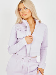 Utility Pocket Zipped Fleece Tracksuit