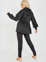 Peplum Filled Fleece coorden