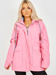 PU Coated Hooded Rain Mac
