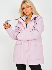 PU Coated Hooded Rain Mac